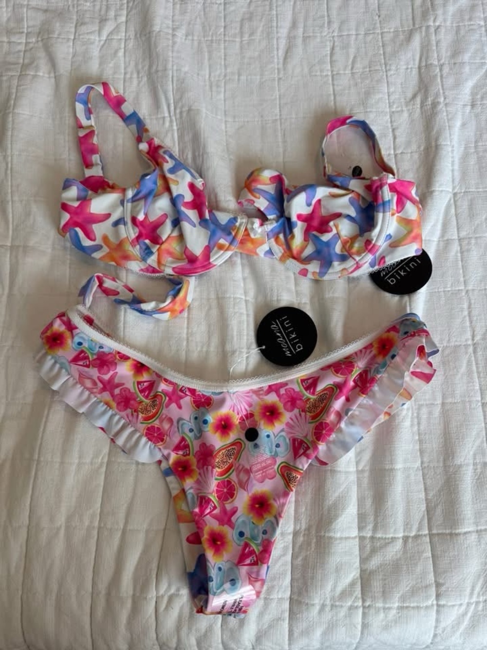 NWT Moana bikini top and bottom